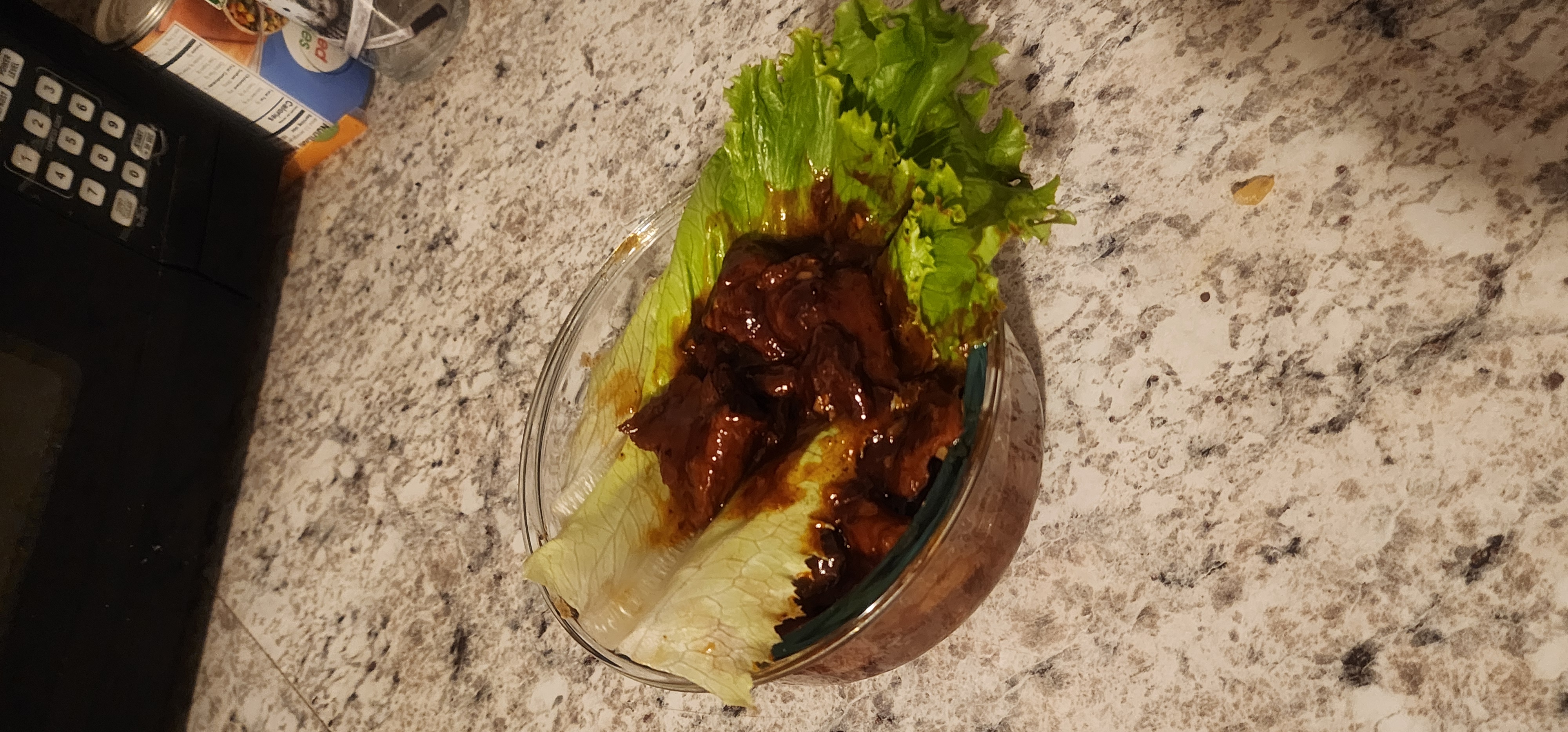 Pulled pork lettuce wraps